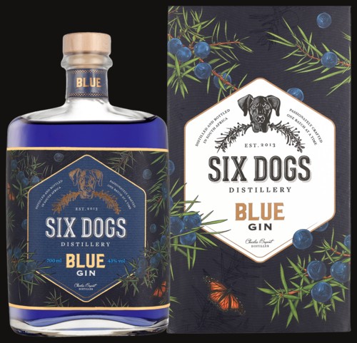 Photo of Six Dogs Gin Blue