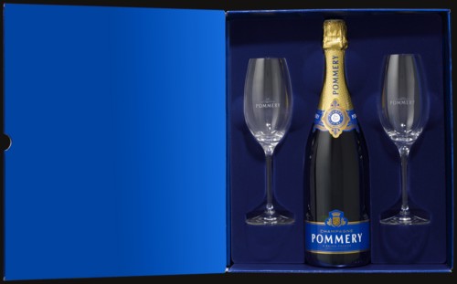 Photo of Pommery Brut Royal Cadeaupakket met 2 Flutes