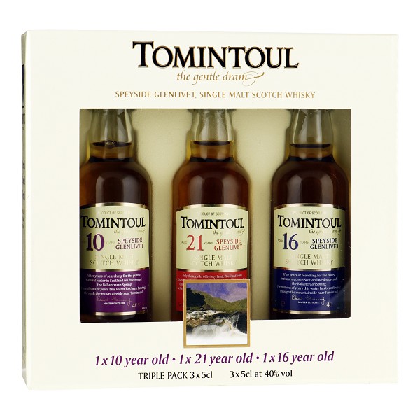 Photo of Tomintoul Miniset Whisky 10/16/21 Yrs