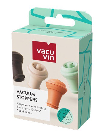 Photo of Vacu Vin Wine Stoppers Loop - set van 4