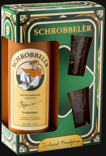 Photo of Schrobbelèr met 2 shotglazen