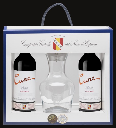 Photo of Cune Crianza met Decanter Cadeaupakket
