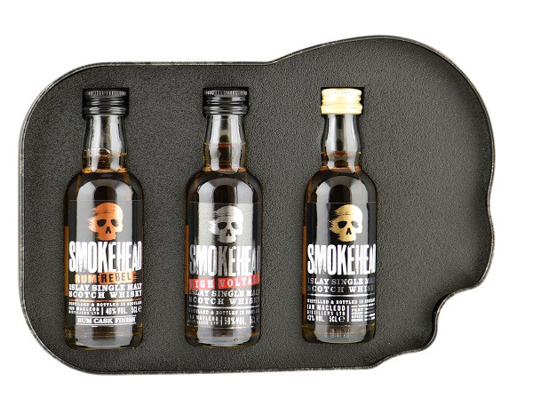 Photo of Smokehead Set met Regular/High Voltage/Rum Rebel
