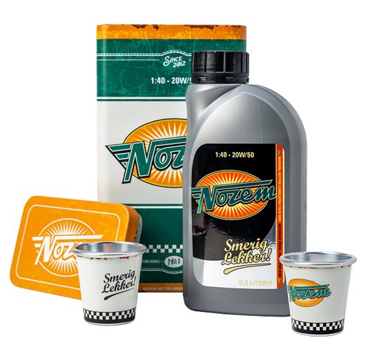 Photo of Nozem Oil Bewaarblik met 2 shotcups