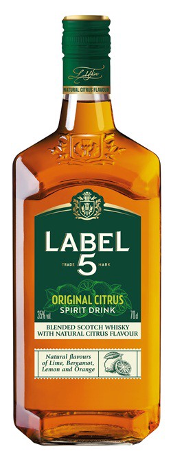 Photo of Label 5 Citrus