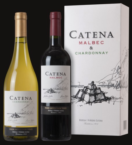 Photo of Catena Malbec & Chardonnay Cadeaupakket
