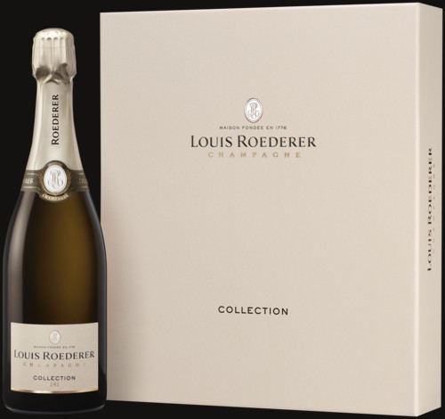 Photo of Louis Roederer Collection 245 Brut met 2 Flutes