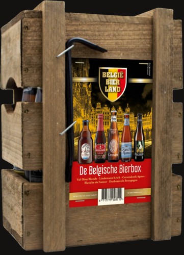 Photo of België Bierland in Houten Kist