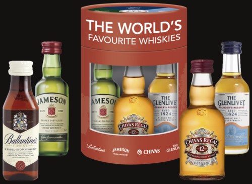 Photo of The World's Favourite Whiskies Cadeaupakket met 4 mini's