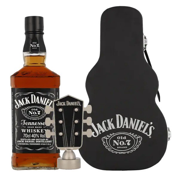 Photo of Jack Daniel's Black Label - Old No. 7 - In Guitar Case